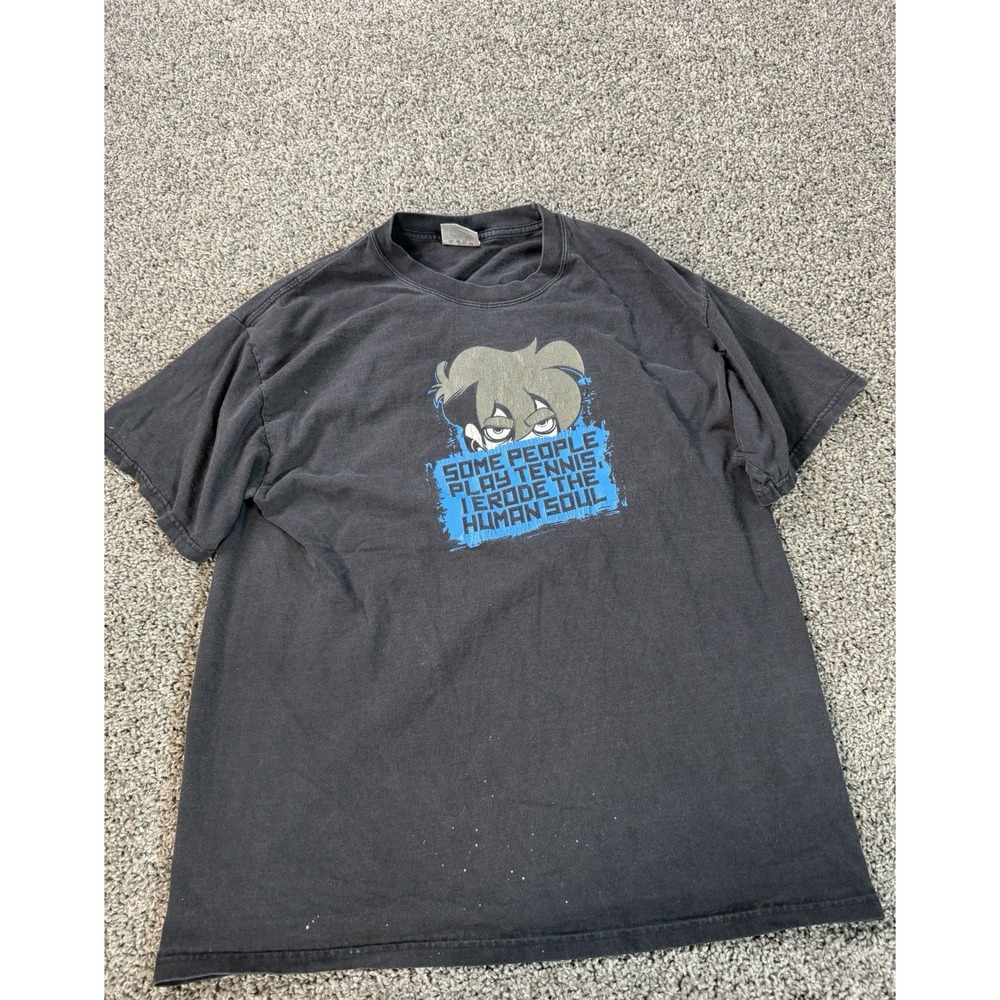 Vintage Y2K Penny Arcade T Shirt Men's Size Large Black